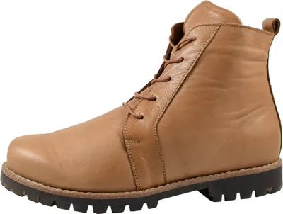 Image de Andrea Conti Bottes à lacets en cuir pour femmes, taille:37 EU, Couleur:Marron
