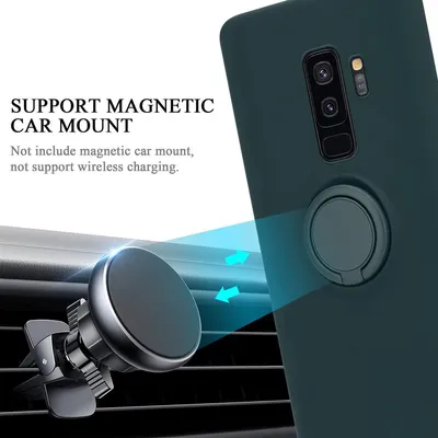 Produktbild von Cadorabo Hülle für Samsung Galaxy S9 PLUS Schutz Hülle in Grün Handyhülle TPU Etui Case Cover