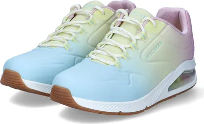 Produktbild von Skechers Damen Low Sneaker COLOR WAVES Mehrfarbig Kunstleder Größe: 37
