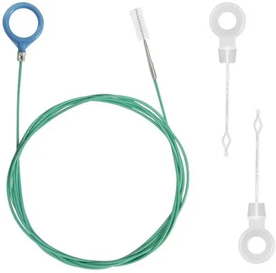 Produktbild von Abwasserreinigungssatz mit Flexiblen Rohrreinigern und Rohrschutzstiften