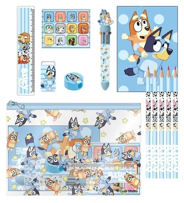 Productafbeelding van CERDÀ - Schoolspullen set Bluey - Officieel product, origineel ontwerp