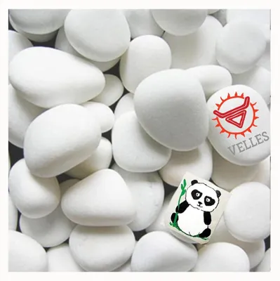 Imagen del producto de Piedras para pintar - Mármol blanco - 20 a 40 mm - 1,9 kg - Guijarros decorativos