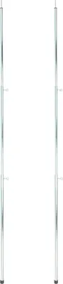 Produktbild von 2er Set Aufstellstangen Sonnensegel - 204 cm - 3-teilig - Stahl verzinkt