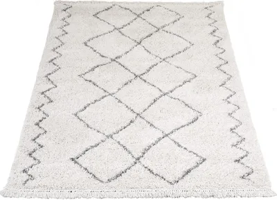 Image de House & Deko Teppich 140 cm x 200 cm Zofia Creme