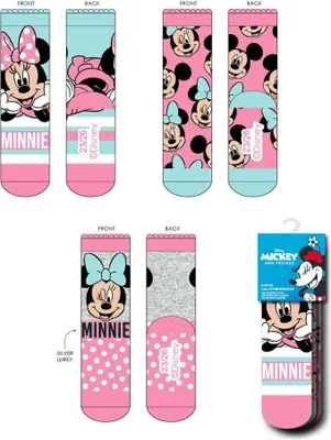 Image de Lot de 3 chaussettes Minnie multicolores 31/34 Disney