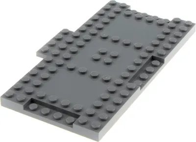 Produktbild von 1x Lego Bau Platte modifiziert 8x16 neu-dunkel grau Steine 6112762 18922