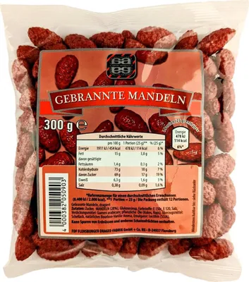 Produktbild von agilus dragees Gebrannte Mandeln dragiert 300g