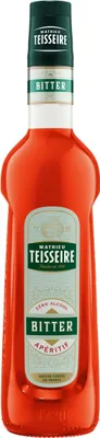 A bottle of Mathieu Teisseire Bitter Aperitif syrup.