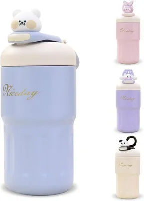 Produktbild von Thermobecher 500ml Edelstahl Innenleer blau