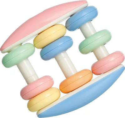 Produktbild von Tolo Baby Abakus Rassel - pädagogisches Pastellspielzeug für Babys