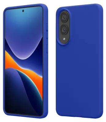 Produktbild von kwmobile Handyhülle für Samsung Galaxy S25 Edge Hülle - Case Silikon - Kabelloses Laden - Schutzhülle Cover in Baltik Blau
