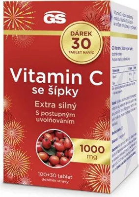 Image de GS Vitamine C 1000 mg avec cynorrhodon 100 + 30 comprimés S