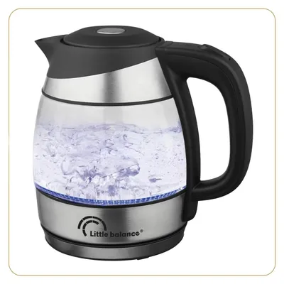 Wasserkocher Glas 1,2 l 1800 W Transparent