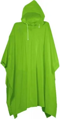 Produktbild von Regenmantel Poncho PVC dick grün, universell