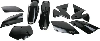 Produktbild von Ufo Ktm Sx 125 00 Ktkit500@001 Plastikbausatz Schwarz  Schwarz One Size