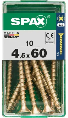 Produktbild von Spax Universalschrauben 4.5 x 60 mm PZ 2 - 10 Stk.