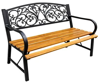 Obrázek produktu pro LEAN 29326 Zahradní lavice s opěradlem 118 × 51,5 × 87 cm