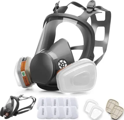Obrázok produktu pre Celotvárový respirátor 6800 s 12 filtrami a 2 kazetami
