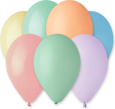 Produktbild von Aufblasbarer Ballon – Set mit 10 Stück Makronen 26 cm