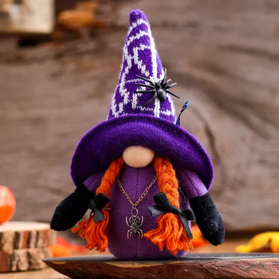 Produktbild von Halloween Zwerg Plüsch,Gesichtslose Puppe,Halloween Tischschmuck,Halloween Dekoration