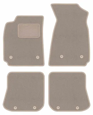 Immagine prodotto di Tappetini in moquette per Audi A4 B5 FL 1999-2001 (berlina/station wagon) – set 4 pezzi, beige, su misura – Wielganizator LUX
