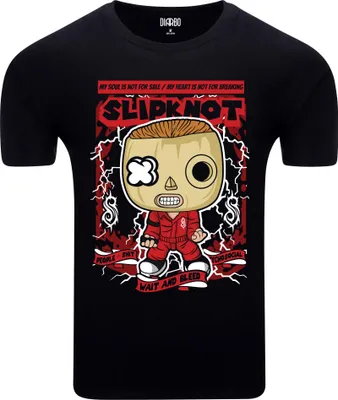 Immagine prodotto di Diarbo t-shirt uomo con stampa amante della musica Slipknot poster nero taglia XS