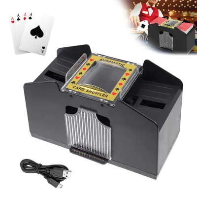 Obrázek produktu pro Automatický míchač karet, elektrický míchač karet, automatický míchač hracích karet, pro UNO, poker, blackjack
