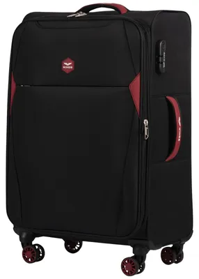 Walizka miękka średnia DIPPER Wings 24" BLACK – zdjęcie produktu
