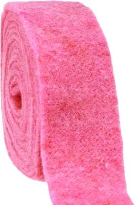 Produktbild von Filzband Pink 7,5cm x 5m Dekoband Bastelmaterial