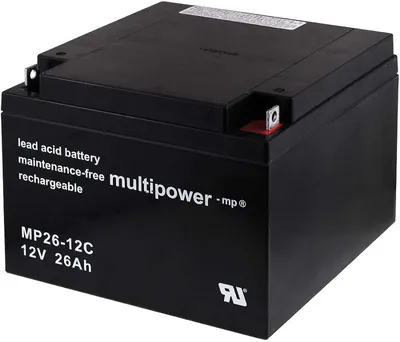 Image de Powery batterie au plomb (multipower) MP26-12C pour applications cycliques