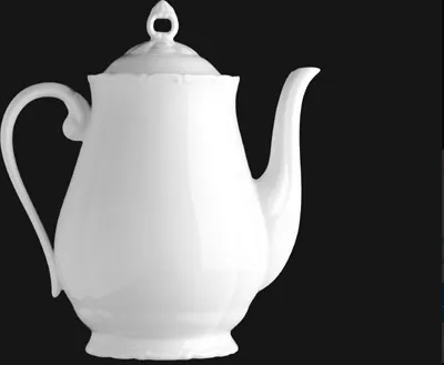 Zdjęcie produktu dla Wysoki dzbanek do kawy 1,24 l, biała porcelana, Verona, G. Benedict