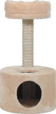 Obrázok produktu pre Zolux, mačací stromík z dvojitého materiálu, béžovej farby, s ležadlom, výška 69 cm