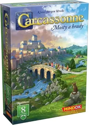 Obrázek produktu pro Carcassonne rozšíření 8:Mosty a hrady (2025)