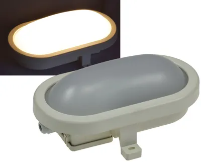 Produktbild von ChiliTec LED Oval Armatur FRL-O 06 IP44 Feuchtraum Leuchte 7 W/500 lm/3000 K (Bulk)