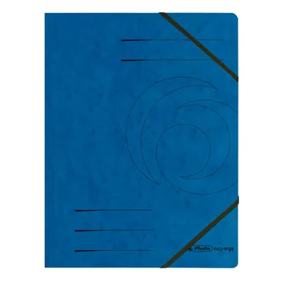 Produktbild von Herlitz Eckspanner blau A4 Quality-Karton mit Gummizug