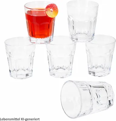 Produktbild von 6x Queen Schnapsgläser 2cl bis 4cl Shot-Glas Pinnchen Stamper Party