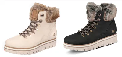 Produktbild von Dockers by Gerli Damen Boots Stiefel Stiefelette Winterschuhe gefüttert, Farbe:Beige (Natur), Größe:EUR 37