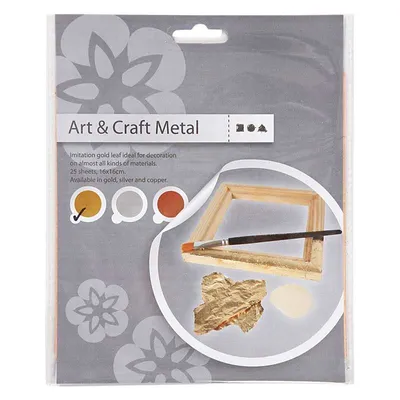 Produktbild von Creativ Company 20481, Holografische Folie, Gold, 25 Blätter, 160 mm, 160 mm