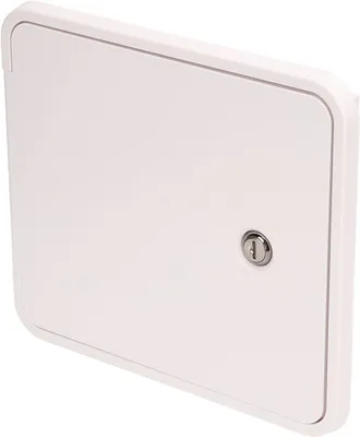 Productafbeelding van Duurzaam passend kabelluik met roestvrijstalen slot, deuropening van 205 X 175 Mm, geschikt voor campers en jachten