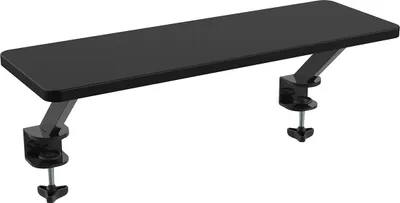 Zdjęcie produktu dla Spacetronik - Podstawka pod monitor - Podstawka pod ekran - Podstawka pod monitor - Podstawka pod monitor 60x20 cm - Podstawka pod monitor - Podstawka pod laptopa - Udźwig 15 kg - Kolor czarny
