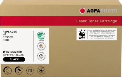 Immagine prodotto di Toner AgfaPhoto APTHPCF360XE come HP CF360X 508X nero