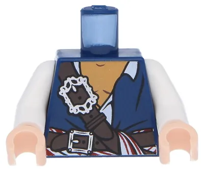 Obrázek produktu pro LEGO Tmavě modrý trup s vestou z Pirates of the Caribbean (973pb0870c01) –