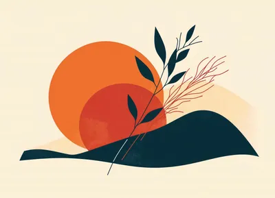 Immagine prodotto di Poster 18x13cm Crepuscolo nel silenzio