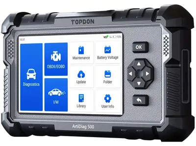 Obrázek produktu pro Diagnostický přístroj pro automobily – OBD2 čtečka – Čtečka chybových kódů – Wi-Fi, bezdrátové připojení – USB, nabíjecí