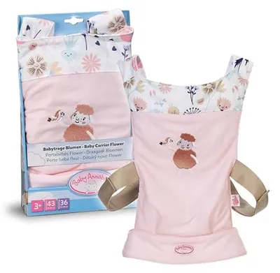 Produktbild von Baby Annabell Puppentrage rosa - verstellbare Schultergurte