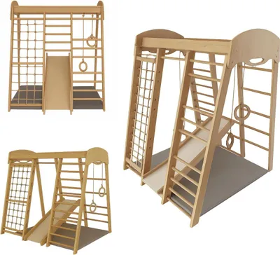 Produktbild von Monkey-Gym Indoor-Spielplatz Mammut Light für Kinder ab 3 Jahren