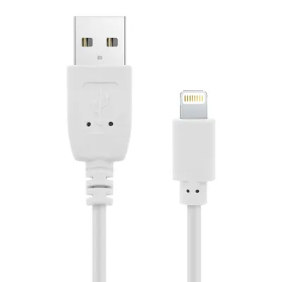 Immagine prodotto di Cavo di ricarica USB 2.0 Apple Lightning, ricarica e sincronizzazione Quick Charge. 1.2 m - Bianco