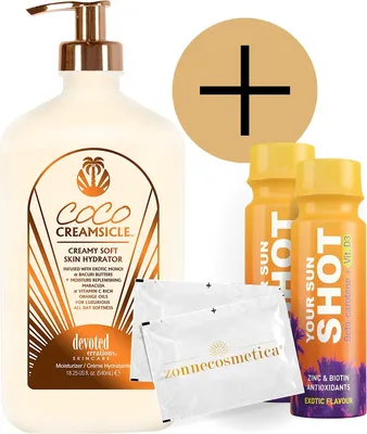 Produktbild von Devoted Creations - Coco Creamsicle + 2 Your Sun Shots + 2 erfrischende tücher