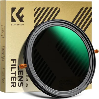 Immagine prodotto di Filtro ND e CPL variabile da 52mm, 2-in-1, filtro grigio e polarizzatore