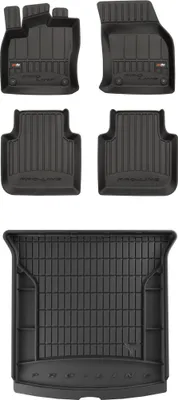 Produktbild von FROGUM Gummimatten Auto Fußmatten + Kofferraummatte für Skoda Kodiaq 2016-2024